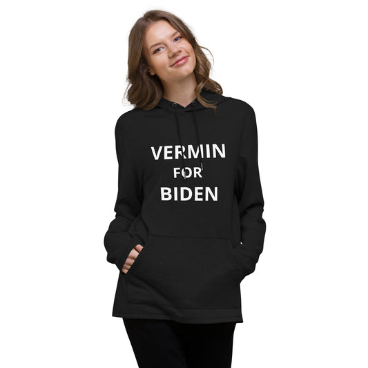 Vermin for Biden Unisex Lightweight Hoodie