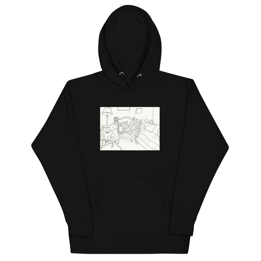 Unisex Hoodie teddy bears drawing