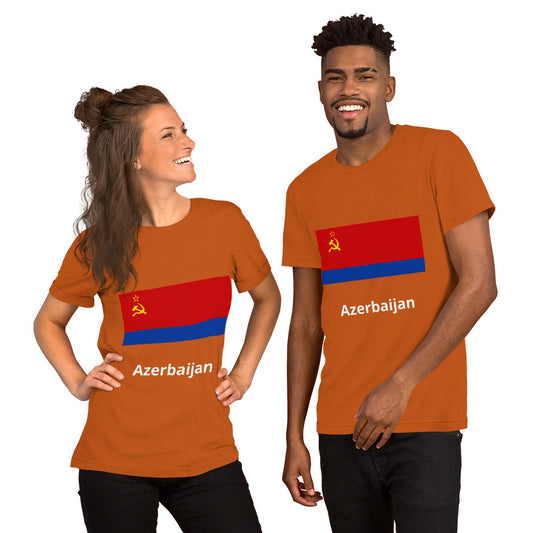Azerbaijan flag Unisex t-shirt