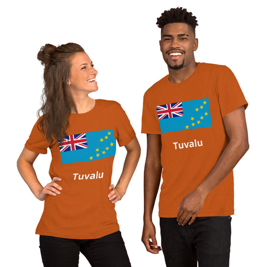 Tuvalu flag Unisex t-shirt