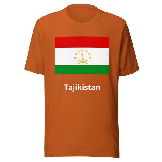 Tajikistan flag Unisex t-shirt