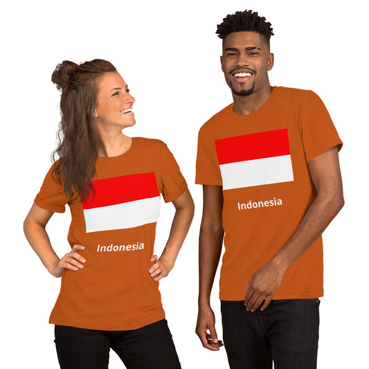 Indonesia flag Unisex t-shirt