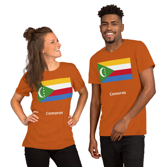 Comoros flag Unisex t-shirt