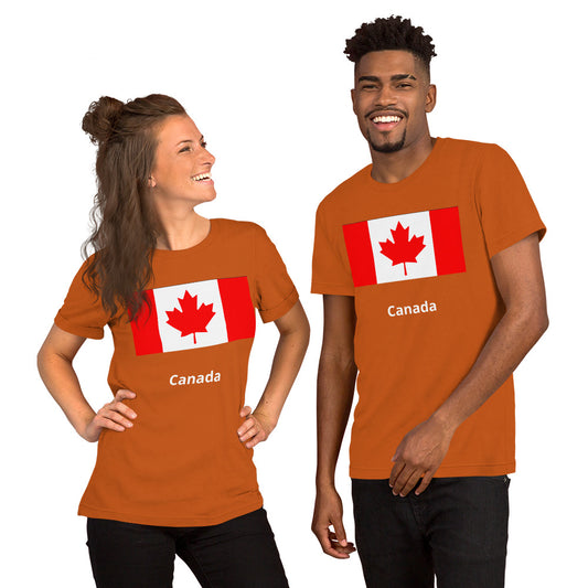 Canada flag Unisex t-shirt