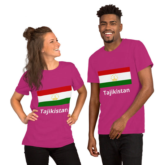 Tajikistan flag Unisex t-shirt