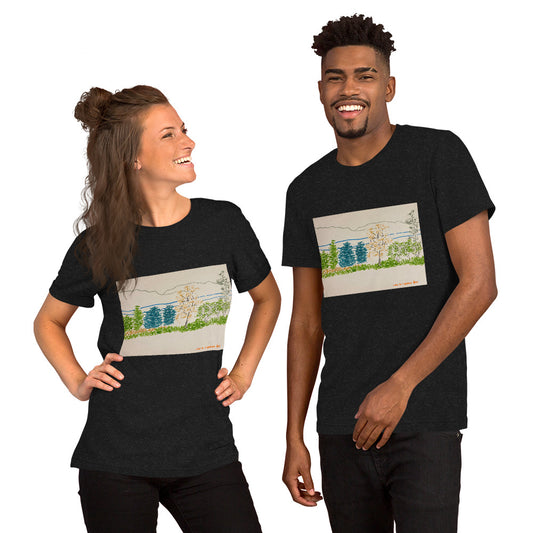 Spring Trees Unisex t-shirt