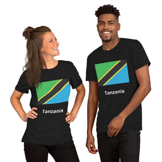 Tanzania flag Unisex t-shirt