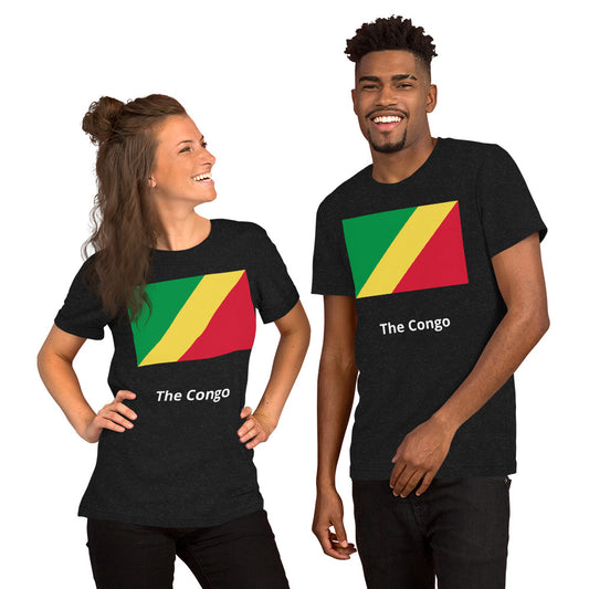 The Congo flag Unisex t-shirt