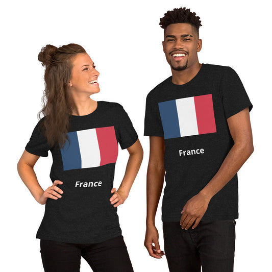 France flag Unisex t-shirt