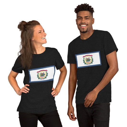 West Virginia flag Unisex t-shirt