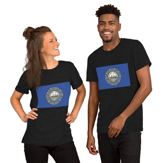 New Hampshire flag Unisex t-shirt