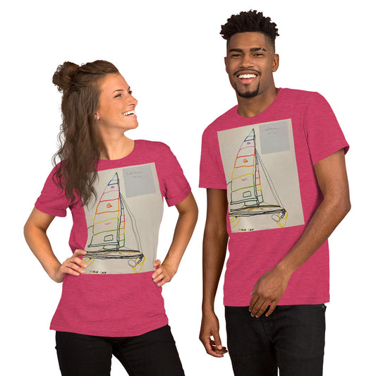 Catamaran Unisex t-shirt