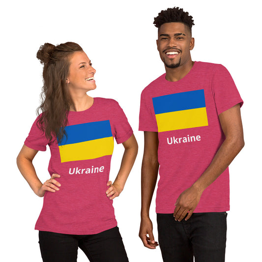 Ukraine flag Unisex t-shirt