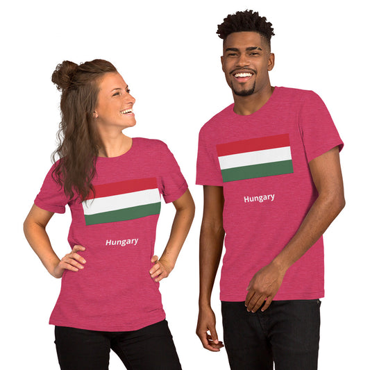 Hungary flag Unisex t-shirt