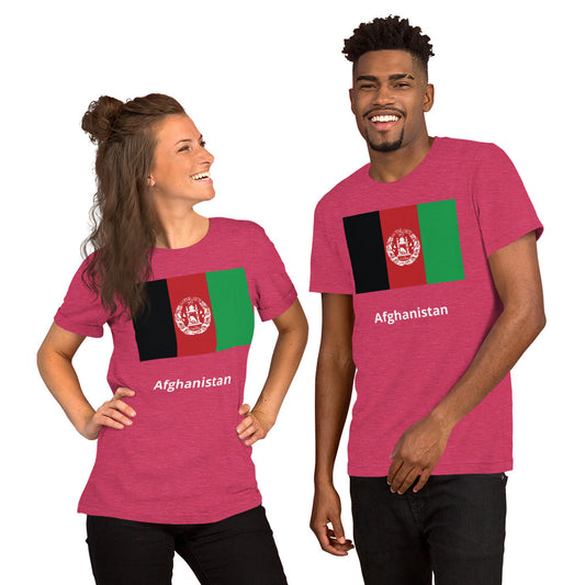 Afghanistan flag Unisex t-shirt