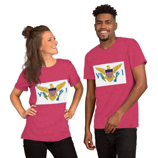 Virgin Islands flag Unisex t-shirt