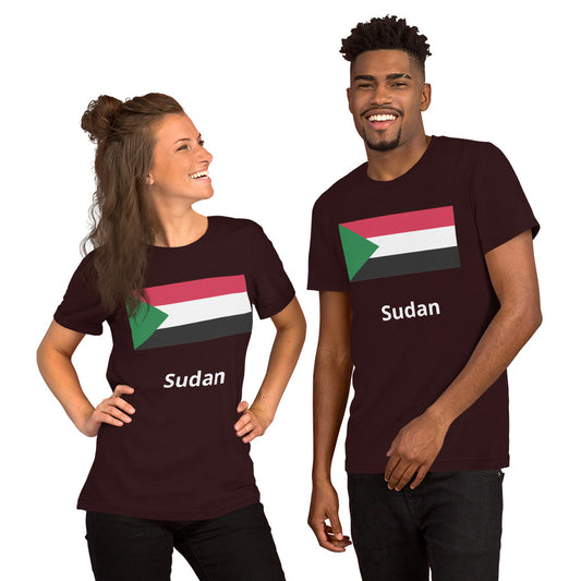 Sudan flag Unisex t-shirt