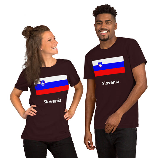 Slovenia flag Unisex t-shirt