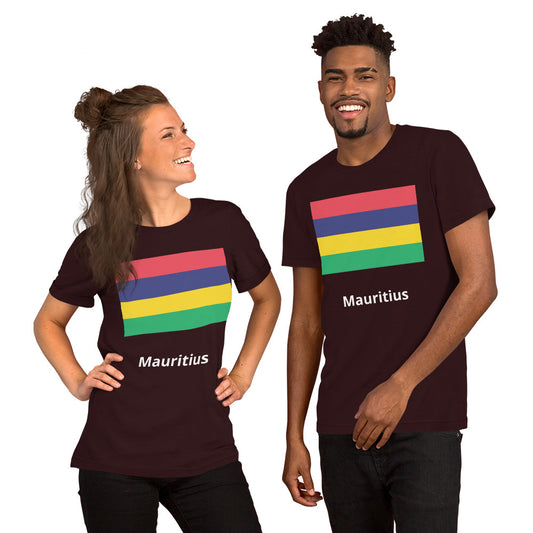 Mauritius flag Unisex t-shirt