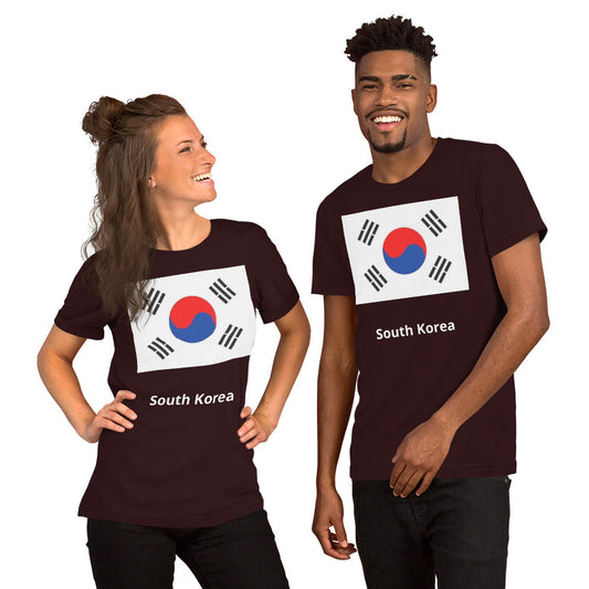 South Korea flag Unisex t-shirt