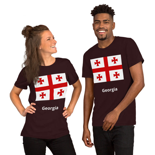 Georgia flag Unisex t-shirt