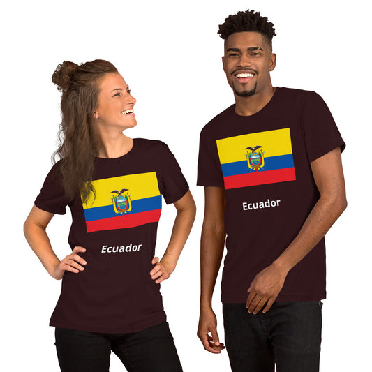 Ecuador flag Unisex t-shirt
