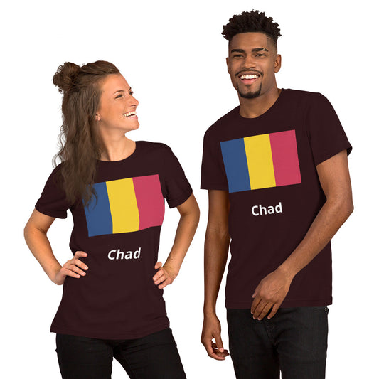 Chad flag Unisex t-shirt