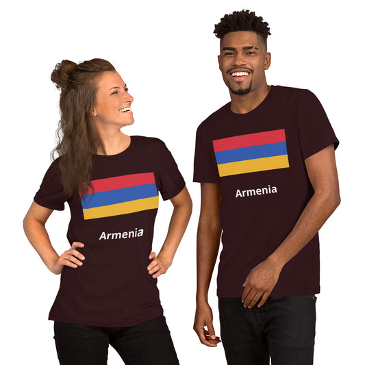 Armenia flag Unisex t-shirt