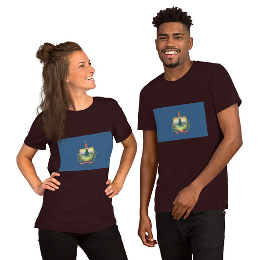 Vermont flag Unisex t-shirt