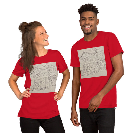 Log Cabin Unisex t-shirt