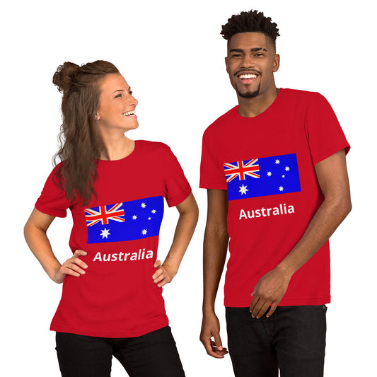Australia Flag Unisex t-shirt