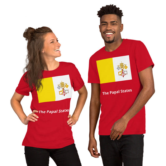 The Papal States, State of the Church flag Unisex t-shirt