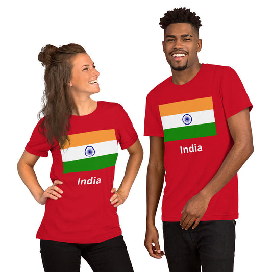 India flag Unisex t-shirt