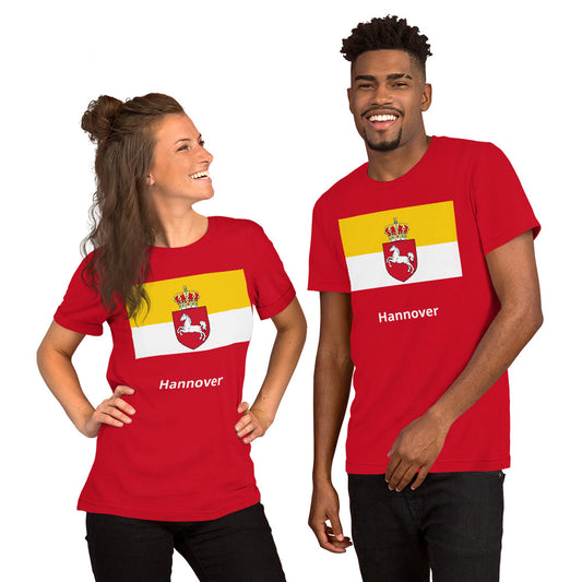 Hanover flag Unisex t-shirt