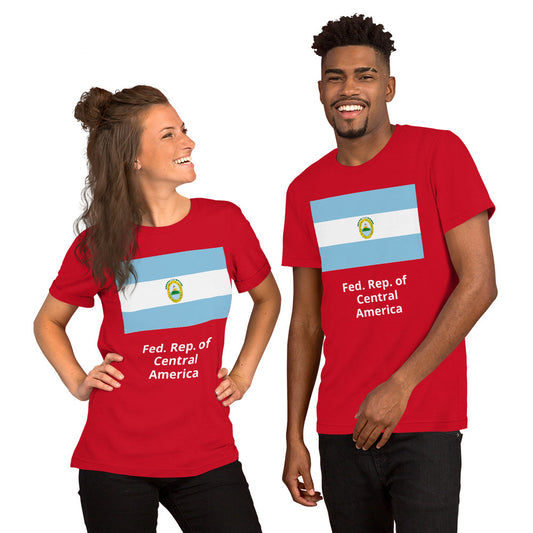 Fed. Rep. of Central America flag Unisex t-shirt