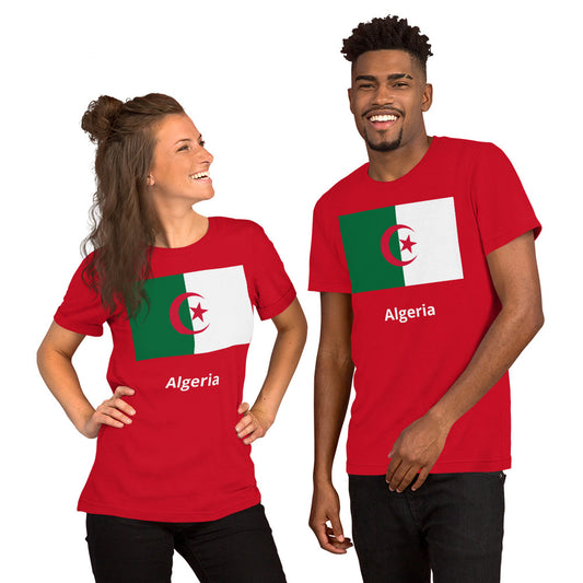 Algeria flag Unisex t-shirt
