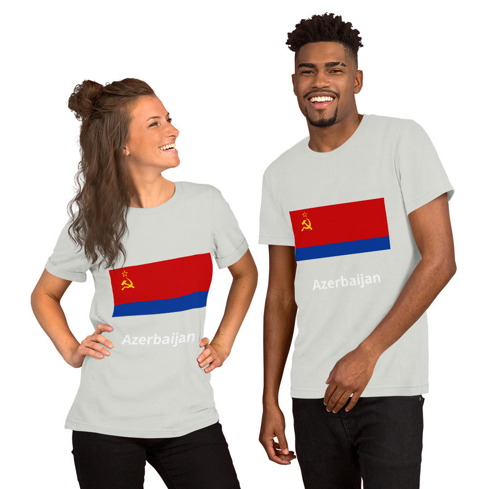 Azerbaijan flag Unisex t-shirt