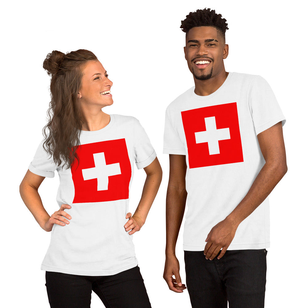 Switzerland flag Unisex t-shirt