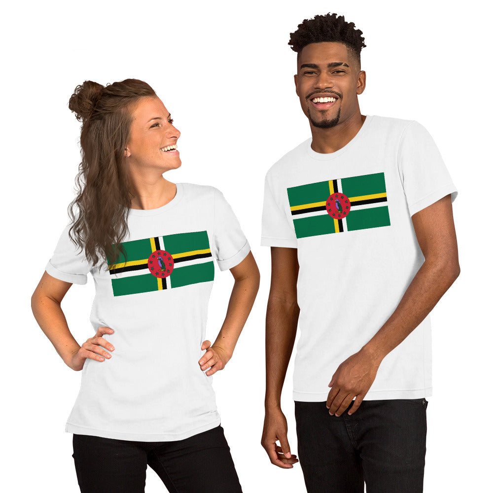 Dominica Flag Unisex t-shirt