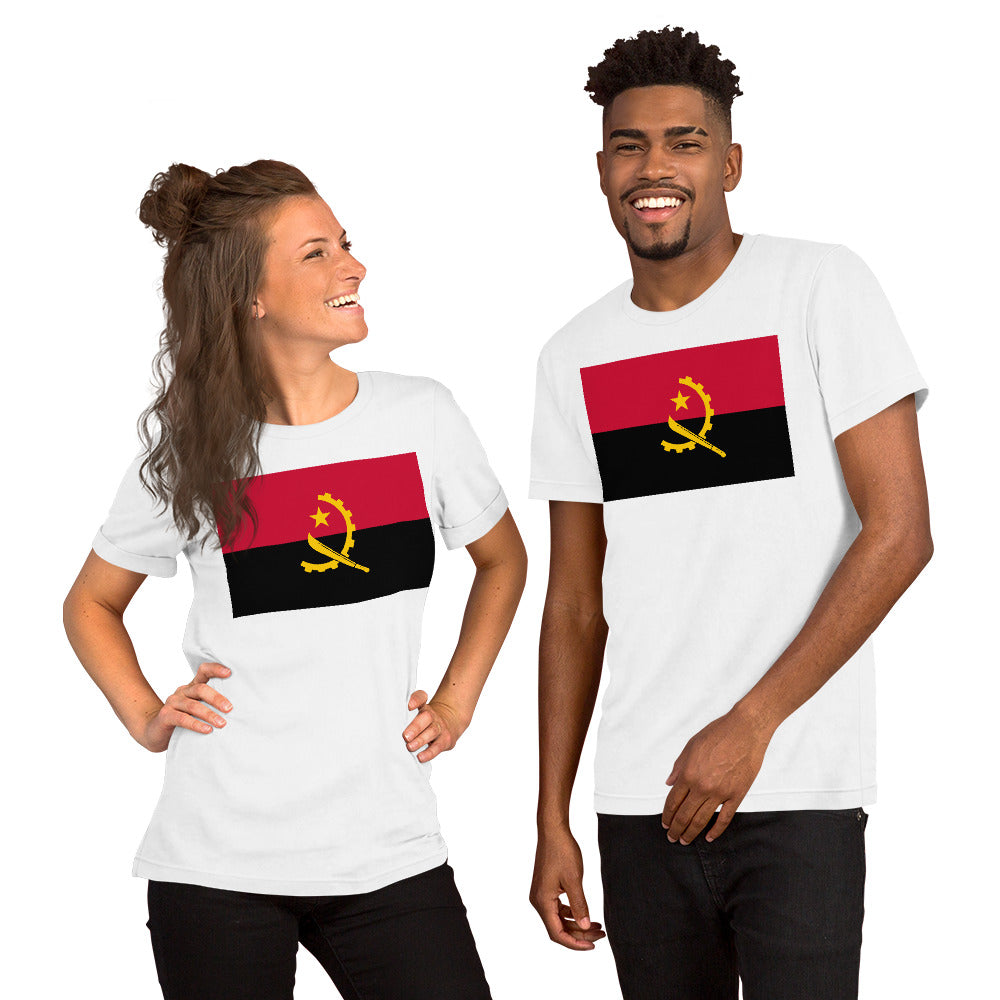 Angola flag Unisex t-shirt