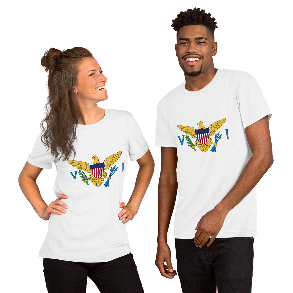 Virgin Islands flag Unisex t-shirt