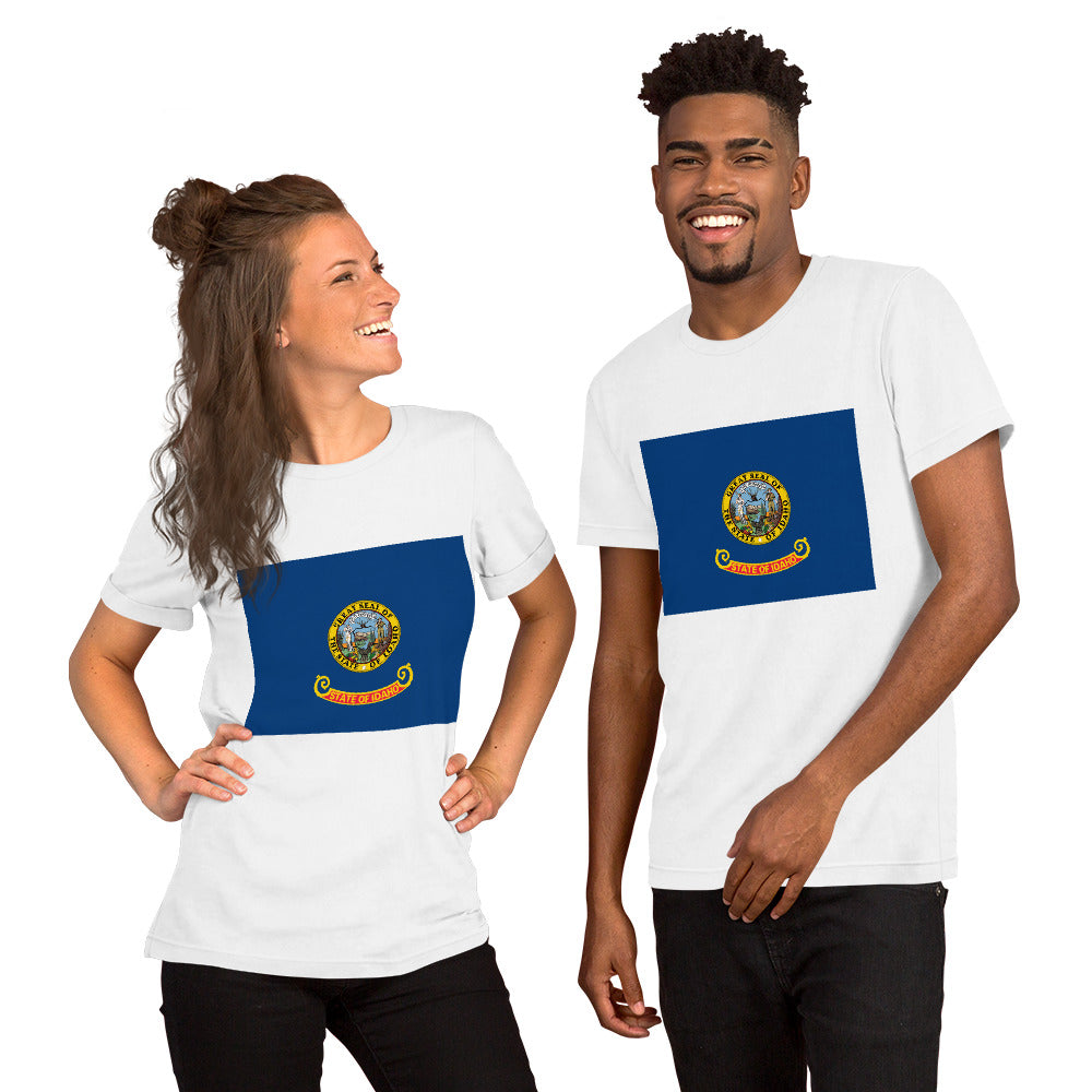 Idaho flag Unisex t-shirt