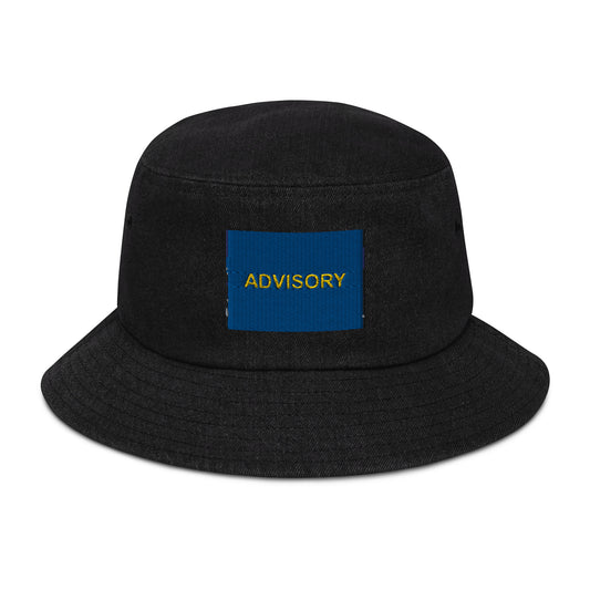 Advisory Denim bucket hat