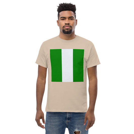 Nigeria Flag heavyweight tee