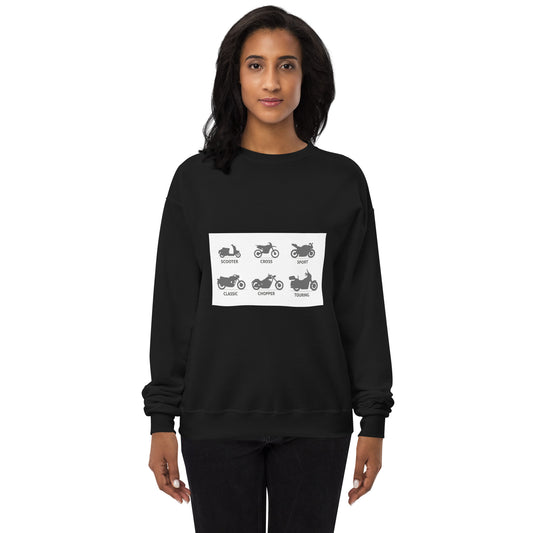 Photos Motor bike Unisex fleece sweatshirt