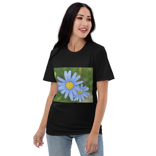 Photo Blue Flower Short-Sleeve T-Shirt