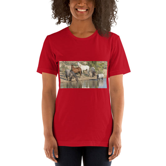 Photo Horses Unisex t-shirt