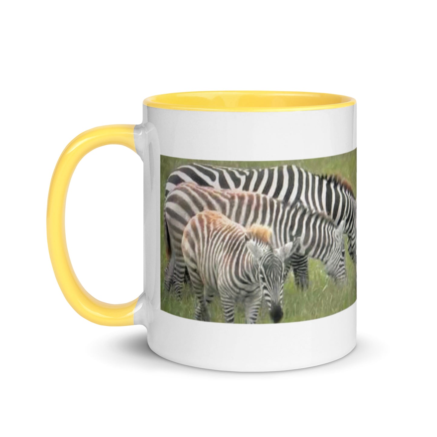 Kenya Zebras Mug with Color Inside