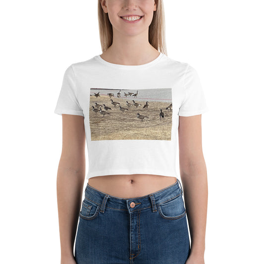 Photo Geese Women’s Crop Tee