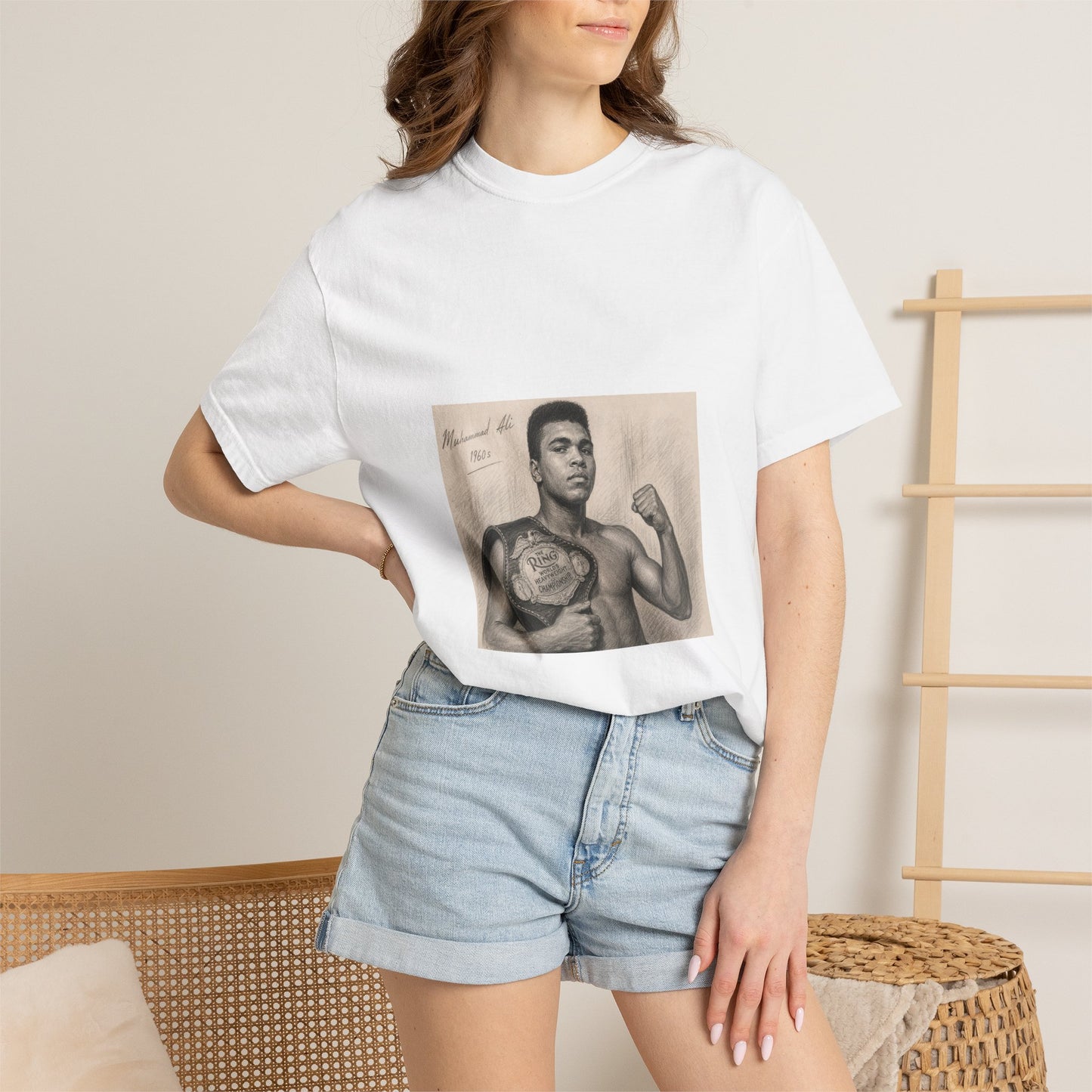 Muhammad Ali Unisex Garment-Dyed T-shirt